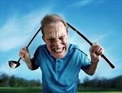 angry golfer